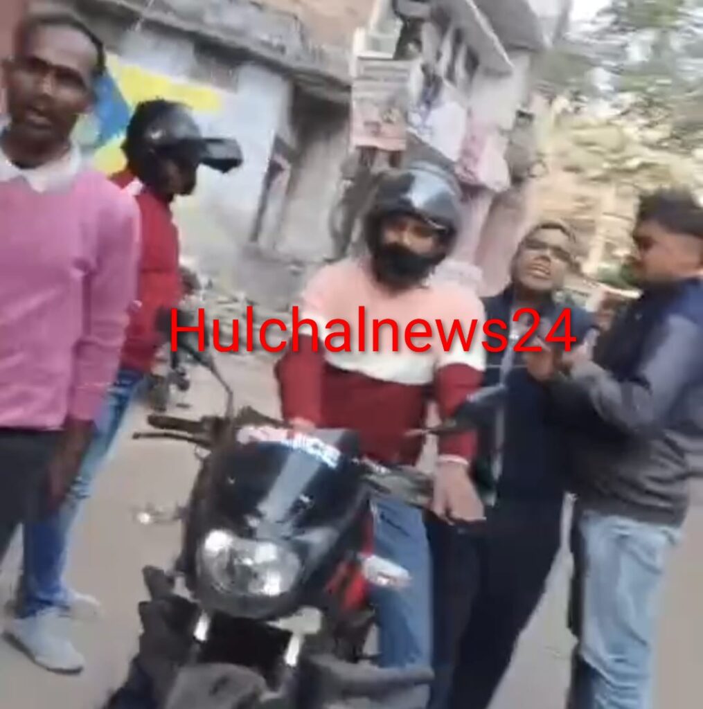 भूमि विवाद को लेकर हुई गोलीबारी में निकेश राय पटना से गिरफ्तार ; पत्नी ने वायरल किया गिरफ्तारी का वीडियो