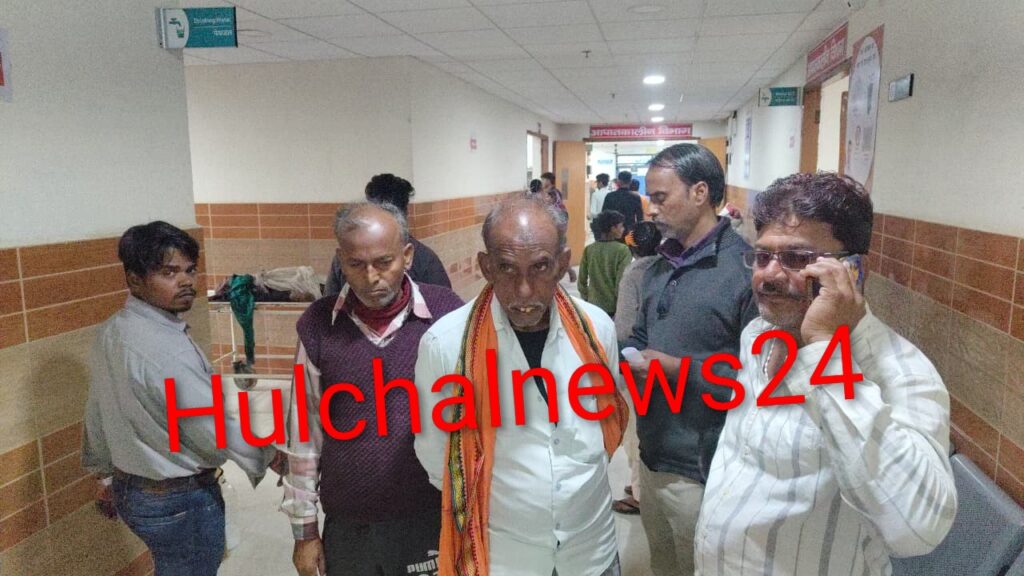 मंदिर के समीप सड़क हादसे में वृद्ध की मौत ; परिवार में लगा रोना-धोना