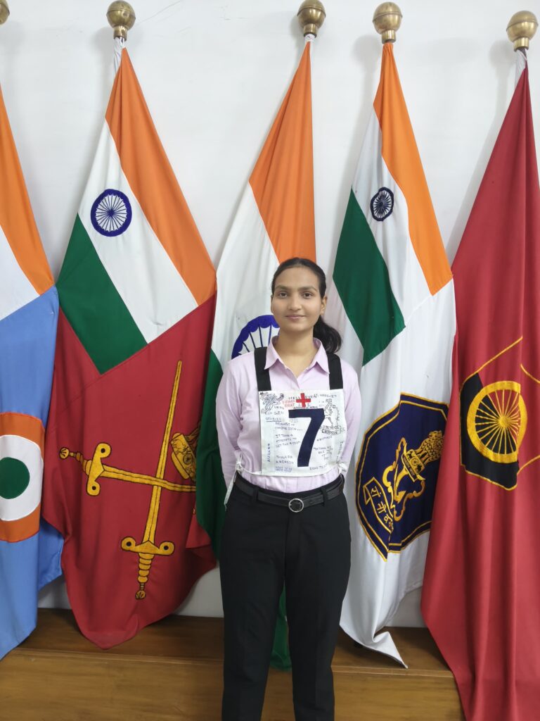 सारण की बेटी सृष्टि पांडेय बनी भारतीय सेना में अधिकारी ; किया जिले का नाम रोशन