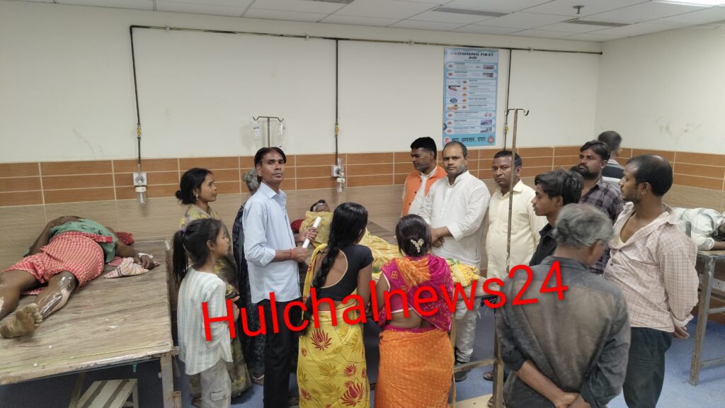 गैस सिलेंडर लिकेज से लगी आग में बाप-बेटा झुलसे ; गंभीर स्थिति में पटना रेफर