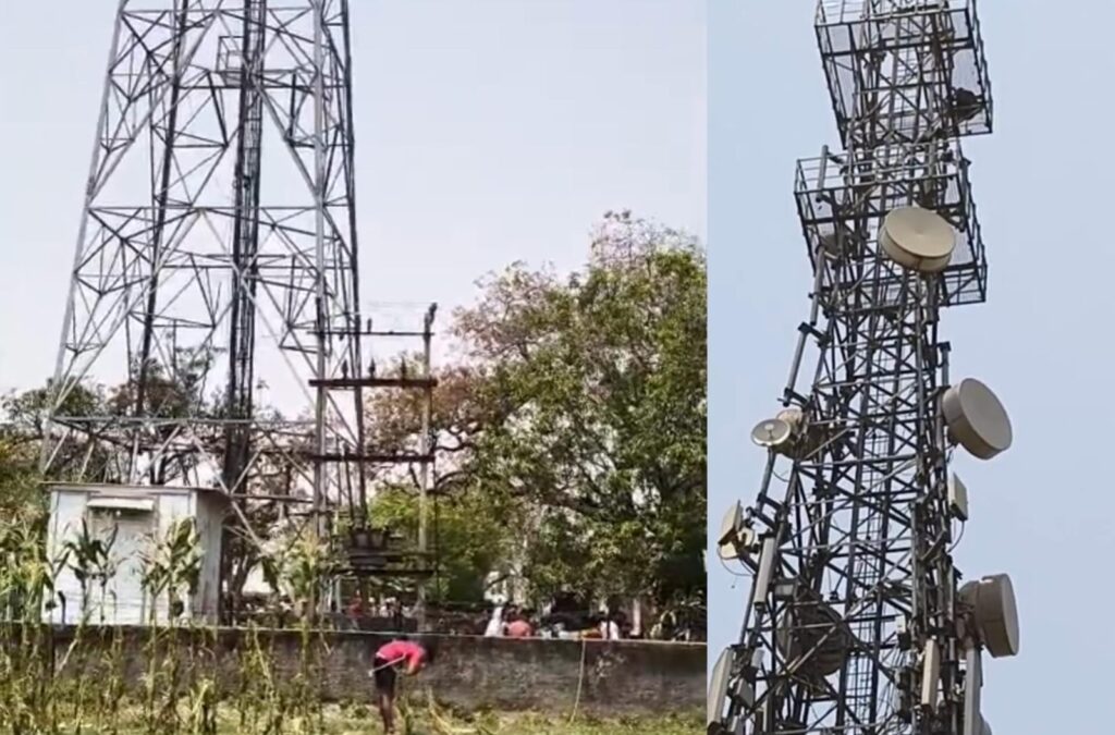 दिल्ली में दिया दिल ; छपरा में प्रेमी के गांव में टावर पर चढ़कर देने पहुंची जान, कहा उसकी मौत का जिम्मेदार …!