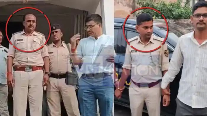 एक लाख घूस लेते एडिशनल SHO को विजिलेंस ने किया गिरफ्तार ; 2 पकड़े जाने पर पिस्टल निकाली