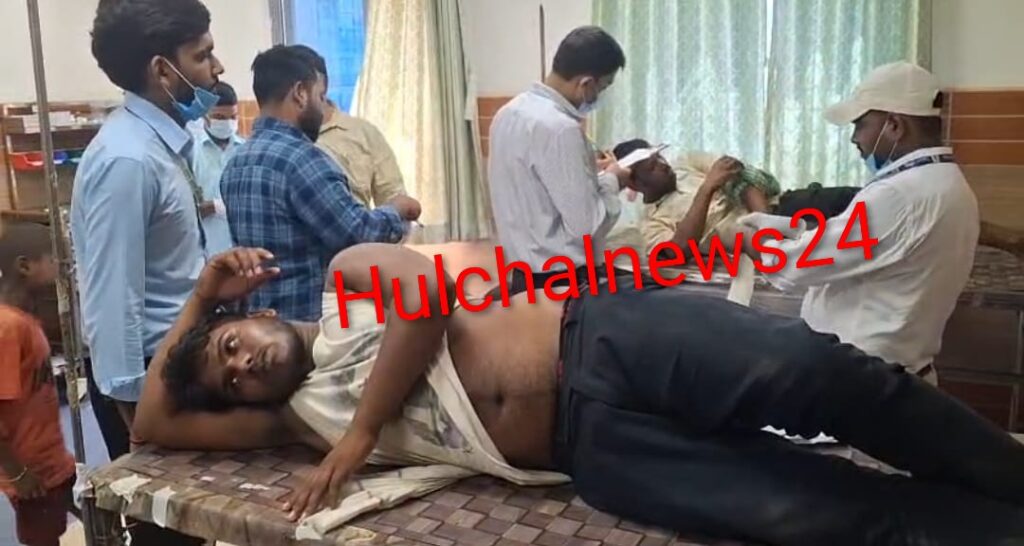 भूमि विवाद में दो पक्षों के बीच दनादन चली गोलियां ; एक युवक के हाथ में लगी गोली, रेफर